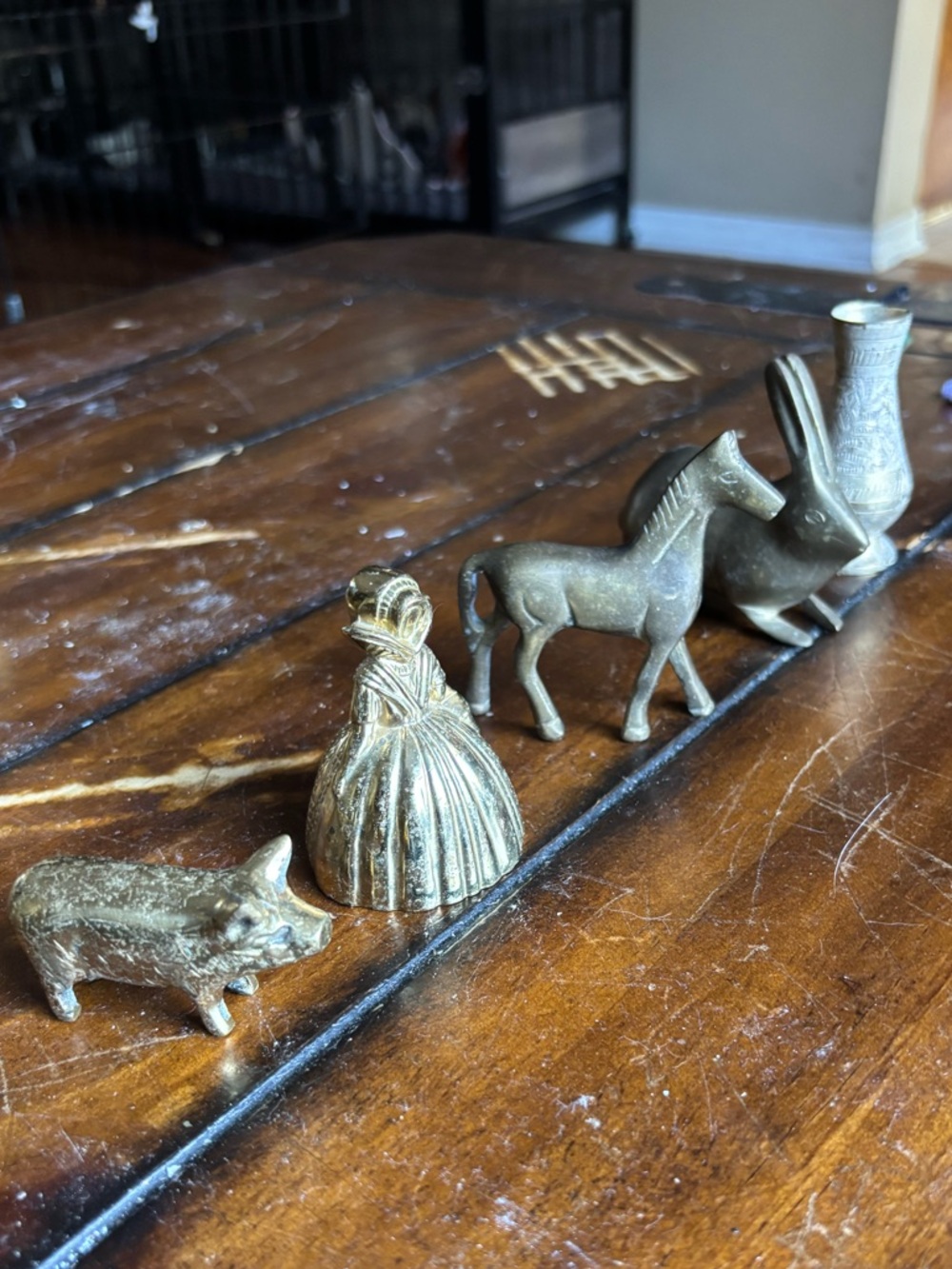 INSTANT COLLECTION of brass figures